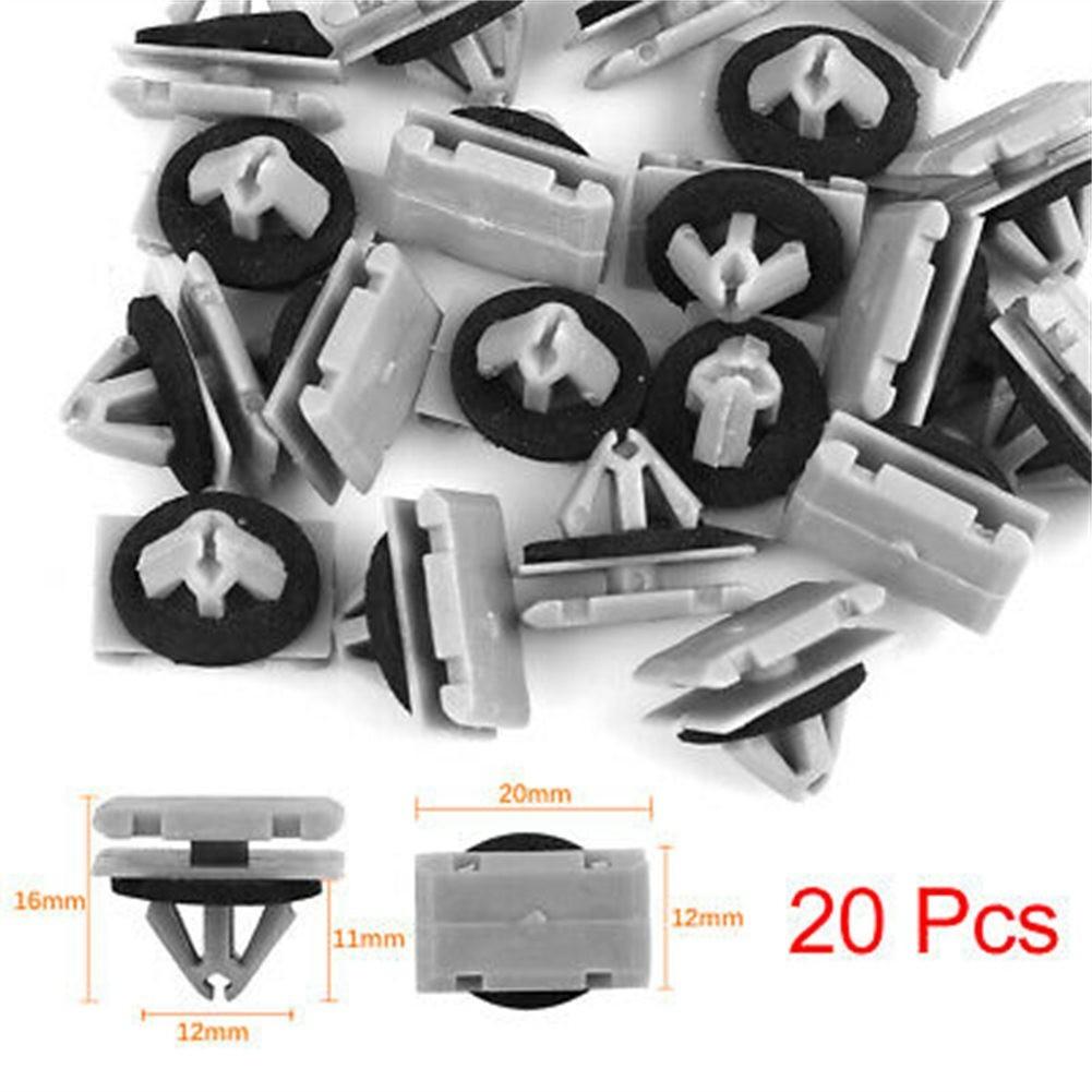 20pcs Plastic Clips Bumper Cherokee Fastener Plastic