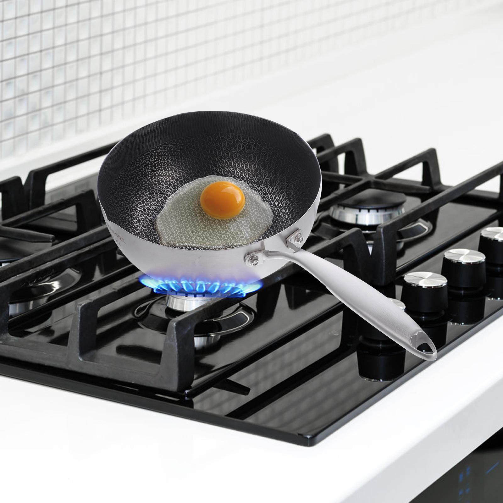Honeycomb Stainless Steel Saucepan Multipurpose Melting Pot Milk Pan Butter Sugar Pan Kitchen Cooking Pot Nonstick 40X18X8.5CM