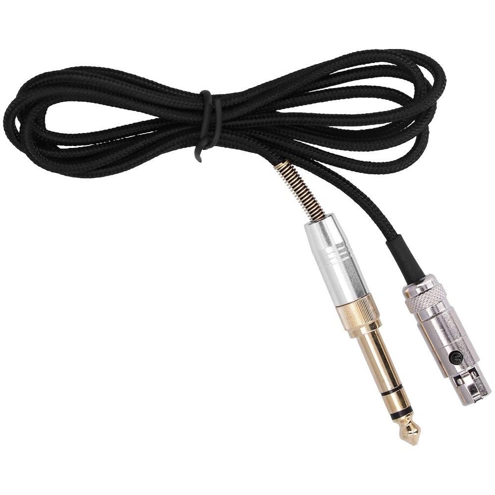 6.35mm/3.5mm To Mini XLR Interface Earphone Replacement Cable for AKG Q710 K712 K240 K141 K271