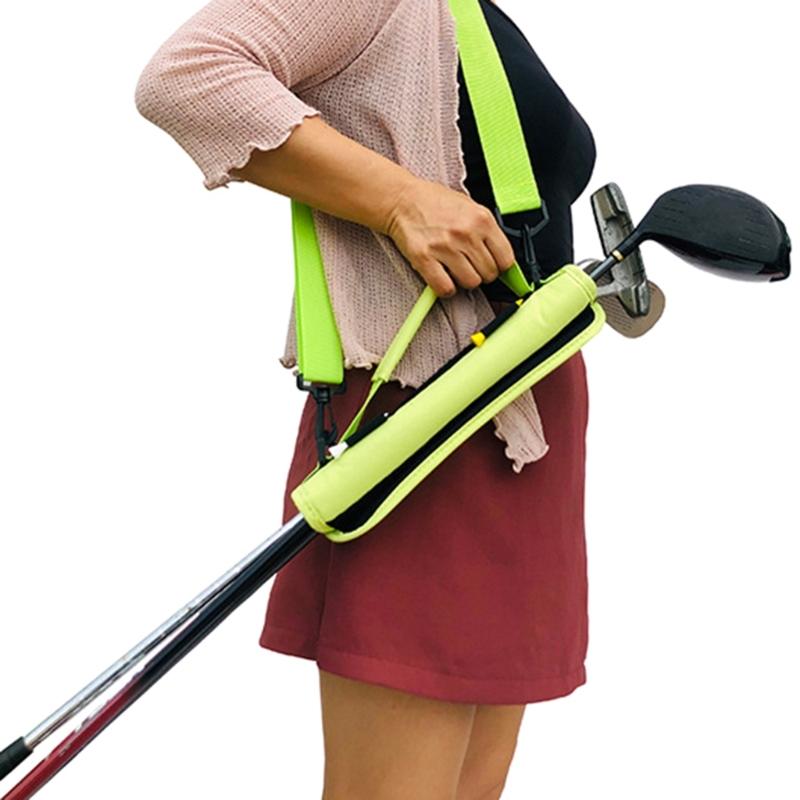 Golf Club Bag Lightweight Nylon Golf Club Carrier Bag Golf Training Organizer