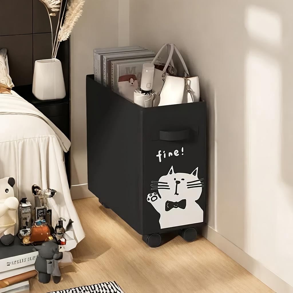 Office Moving Trolley with Wheels-Under-Desk Storage for Dorms,Perfect for Storing Books and Small Items,Office Supplies and Accessories,Shelf Basket