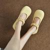 Women's 2024 French Retro Flat Single Shoes - Soft Sole, Evening & Casual Wear, Perfect with Skirts