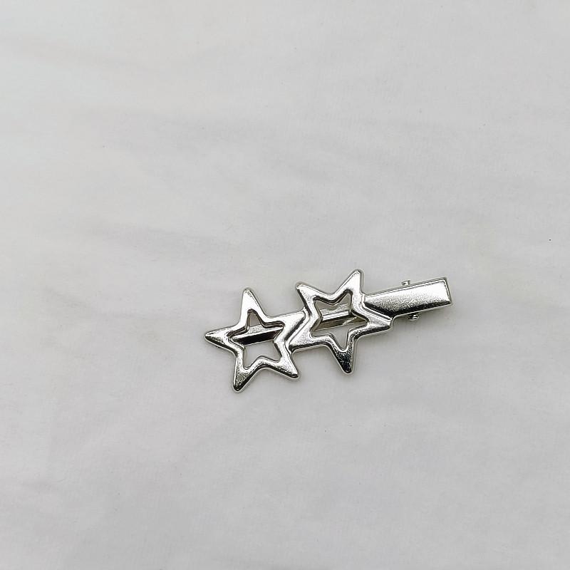 

1 шт., простые серебряные заколки для волос BB, заколки для волос, основа для заколок ручной работы «сделай сам», Y2K, инструменты для укладки волос для женщин и девочек, аксессуары, новинка