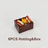 Hotdog&Pudełko Klocki Budowlane Kompatybilne z Głównymi Markami Zabawki Montażowe dla Dzieci 30150 Wczesna Nauka MOC Ręcznie Robiony Wzór