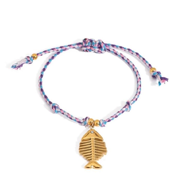 

Seashells Starfish Decorated Woven Bracelet Lightweight Design Wrist Chain Ideal For Beach Parties Travel Accessories