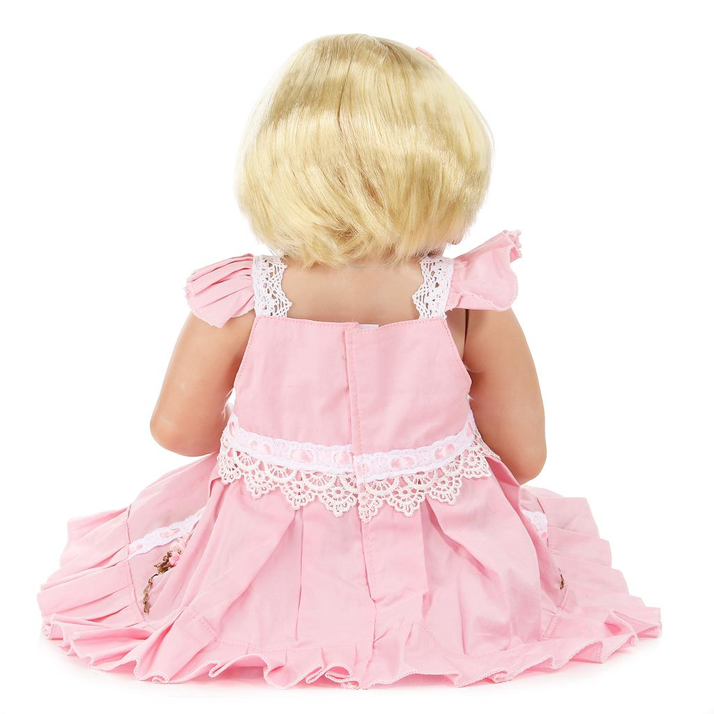 23'' Reborn Silicone Handmade Lifelike Baby Doll Realistic Newborn Gift +Clothes