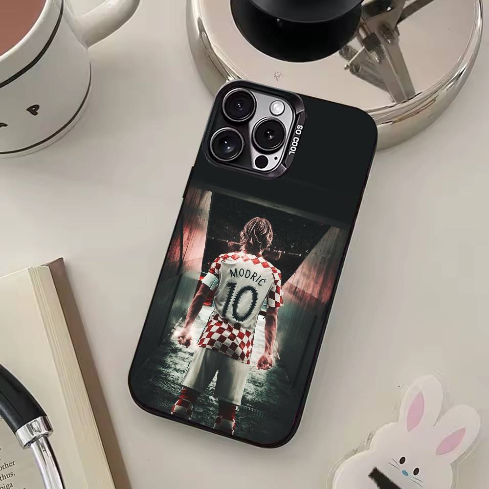 L-Luka M-Modric Phone Case For iPhone 17,16,15,14,13,12,11 Plus,Pro Max,Colored Silver Phone Case