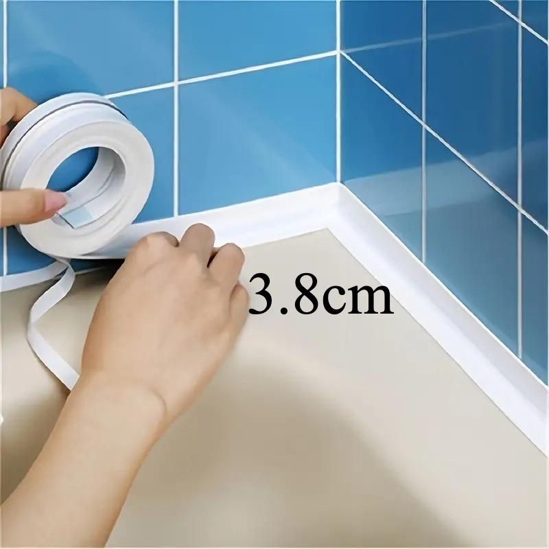 5-1M Waterproof Sealing Tape Mildew Proof Self Adhesive Caulk Strip for Bathroom Toilet Kitchen Wall Corner Gap Sealing