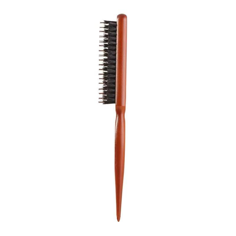 Bestselling Pig Bristle Three-Row Curling Comb for Fluffy Styling & Updos with Fine Tail and Head Comb.