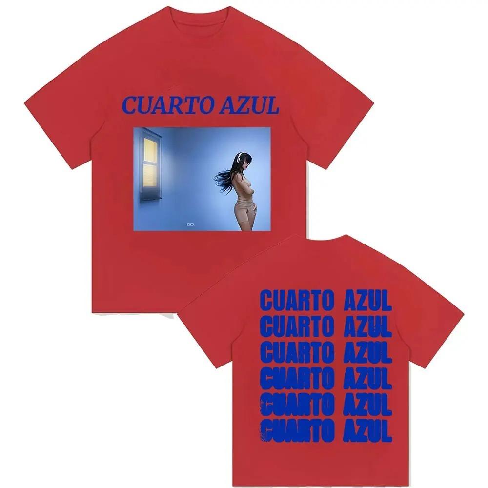 T-shirt Stampata Aitana Cuarto Azul Tour 2026 per Unisex e Donne Moda Estetica Estate Inverno T-shirt Stampata in Puro Cotone