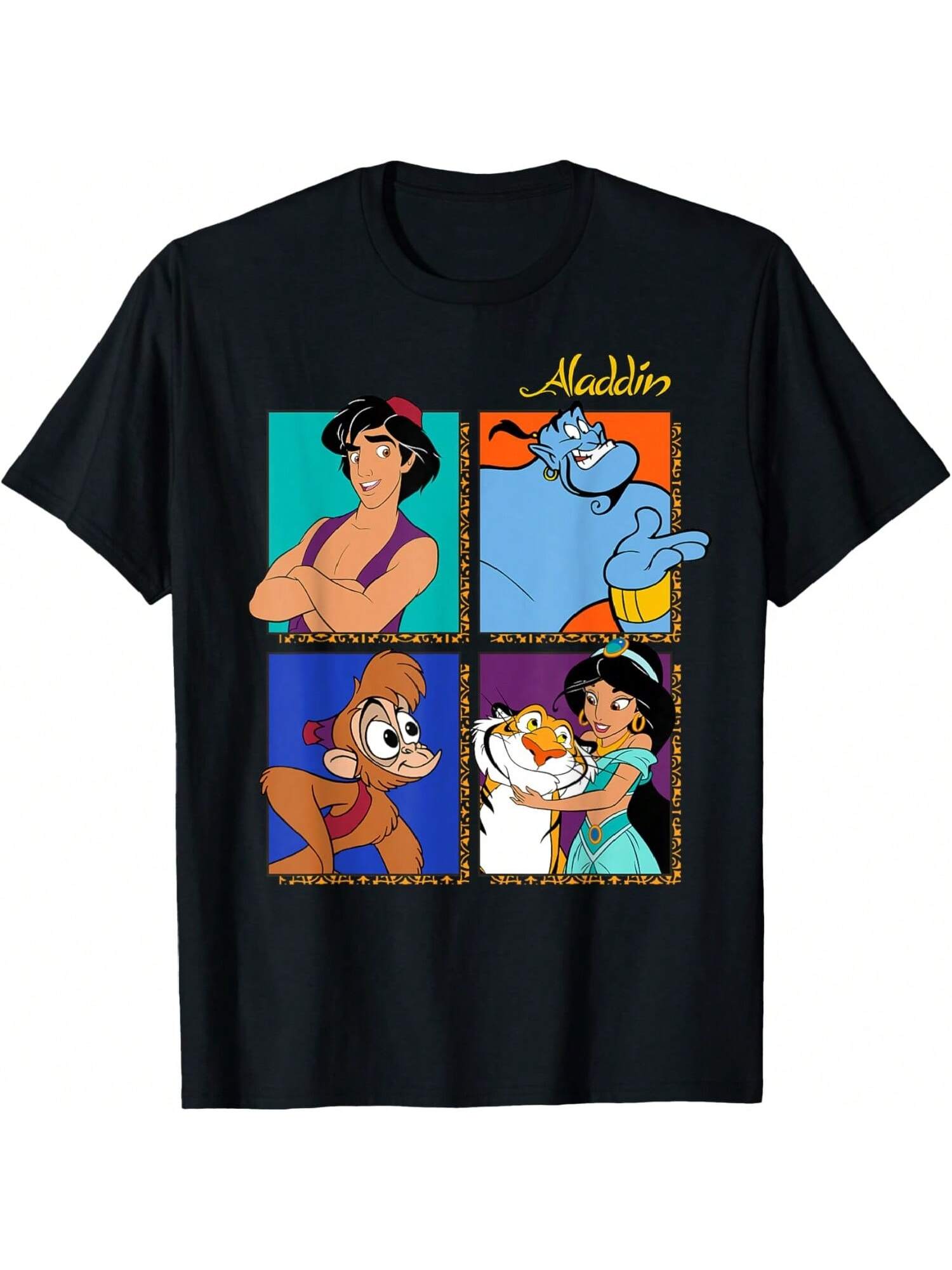 

Disneyss Aladdins Group Shot Box Up T-Shirt S