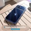 Crystal Clear Anti-Yellowing Transparent Phone Case for iPhone 17 Pro Max 17 Air 16 Pro 15 14 13 12 11 Shockproof Bumper Cover