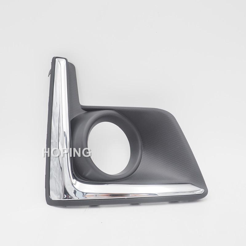Hoping Front Fog Lamp Cover For Subaru XV Crosstrek 2016-2017  Front Driving Fog Light Decorativ Trim Foglamp Bezel Hood