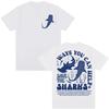 Save The Sharks Respect The Locals Graphic T Shirts Funny Ocean Men Women Aesthetic Short Sleeve Loose Cotton Casual Y2k Tshirt
