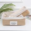 Boho Aufbewahrungskorb Minimalistischer Stoff-Aufbewahrungskorb mit Griffen Schreibtisch-Organizer für Snacks Haarschmuck Schmuck Schlafzimmer Kinderzimmer Wohnzimmer