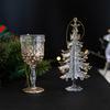Christmas Tree Ornament Standing Deer Cup Butterflies Wing Design Sparkling Hanging Decoration Festive Holiday Season