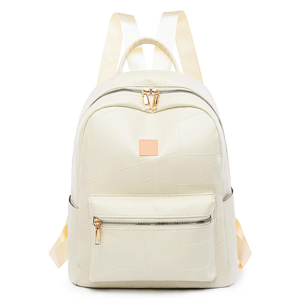 Batoh s velkou kapacitou Dámský lehký měkký kožený batoh Cestovní batoh