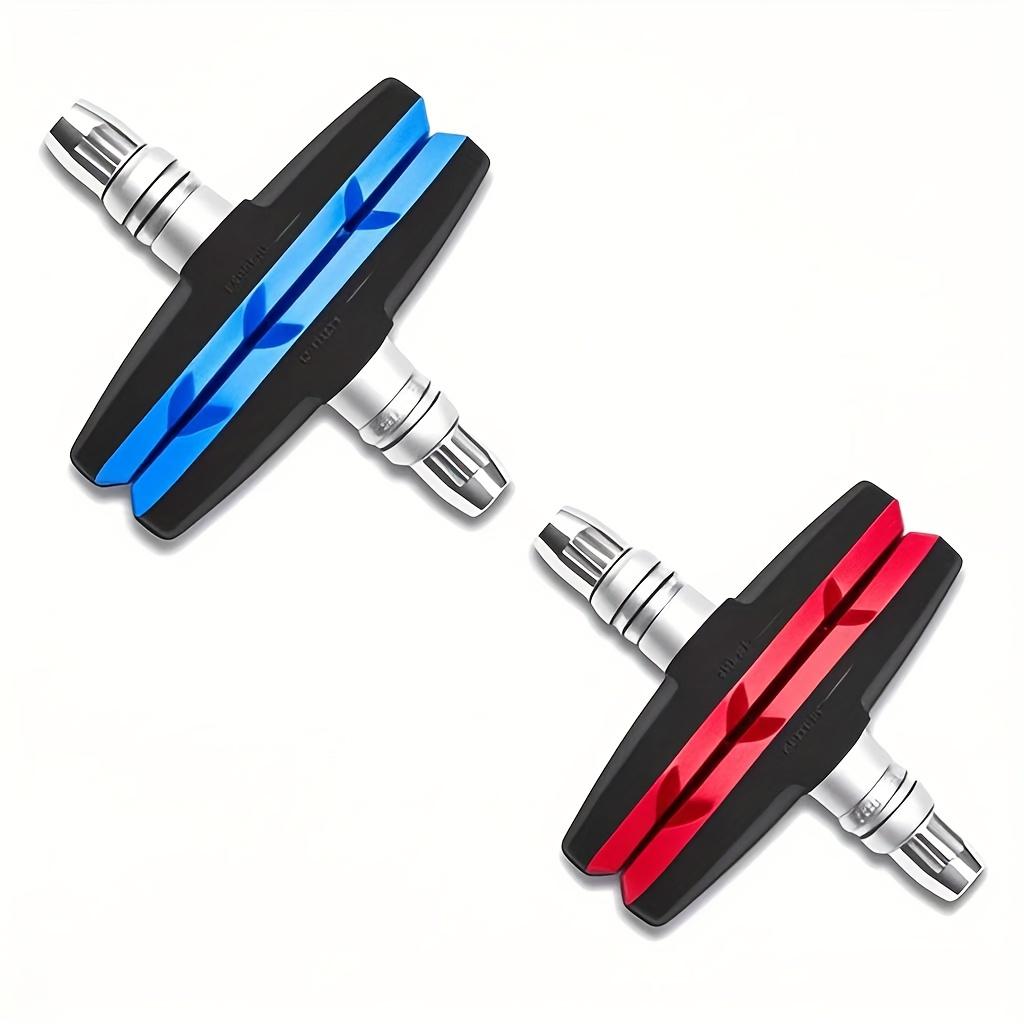 

2pcs/1 Pair of Durable High-Performance Rubber Bicycle Brake Pads, V-Shaped Brake Pads, Silent Version. чорний