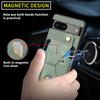Card Slots Wallet Case for Google Pixel 8 7 7 Pro 7A Foldable Kickstand Cover for Google Pixel 6 6 Pro Pixel 6A Car Holder Magnet