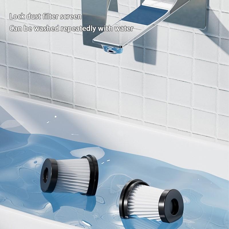 Akumulatorowy pistolet ssąco-dmuchający podwójnego zastosowania Bezprzewodowy ręczny odkurzacz Mały przenośny dmuchawa do kurzu samochodowa