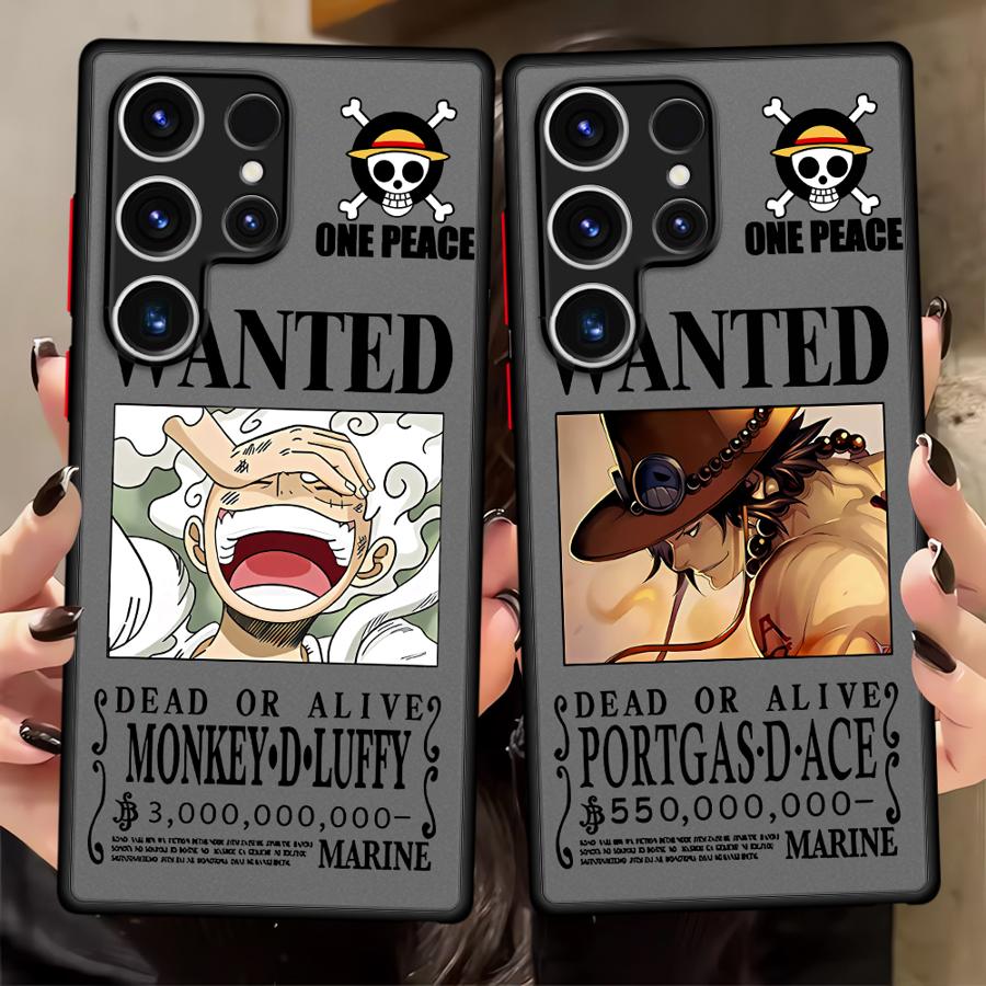 Anime One Piece Luffy Back Phone Cover Case for Samsung Galaxy S24 FE S20 S10 S21 S22 Plus S23 Ultra S9 S25 Edge