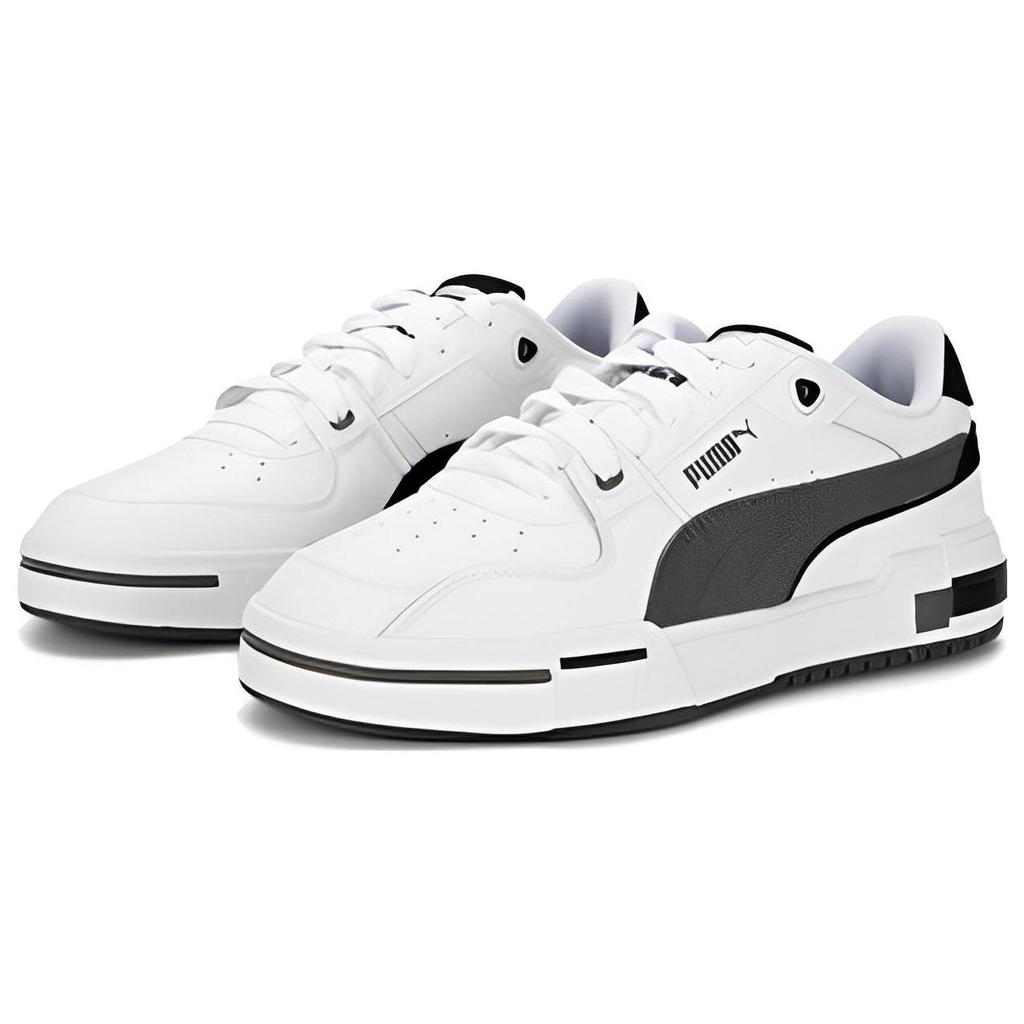 Puma Ca Pro Glitch Leather Comfortable Versatile Shock Absorption Durable Low-Top Sneakers Unisex sneakers Black White 389276-03
