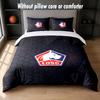 LOSC Lille FC Design Bett Bettwäsche Set 1 Bettbezug + 2 Kissenbezüge Weich Atmungsaktiv Haushalt Bettwäsche