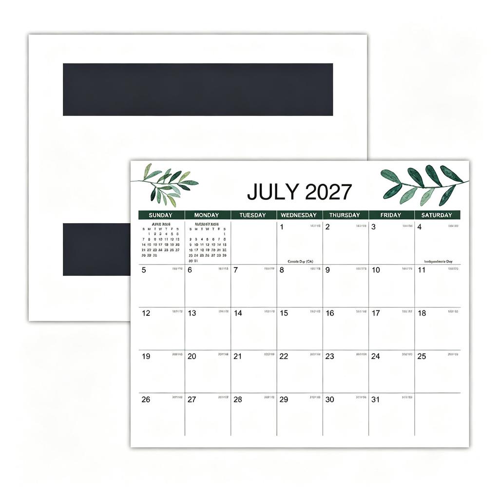 2027.1 2028.6 18 Months Magnetic Fridge Calendar English Monthly Planner Refrigerator Magnet Schedule Organizer for Home Office