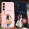For Funda Samsung Galaxy A35 5G Case Women Fashion Girly Flower Butterfly Bumper For Samsung A35 SM-A356B Coque Silicone Soft