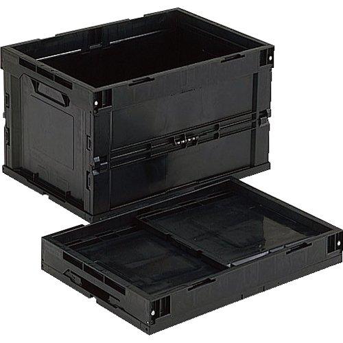 TRUSCO Conductive Foldable Container, 50L, Black, CRS50EA