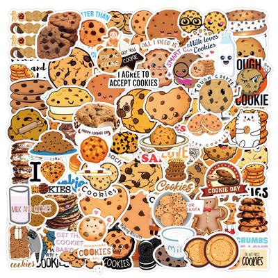 120 Pictures Ins New Small Cookies Cookies Aesthetic Stickers Decorate Water Cup Mobile Phone Stickers
