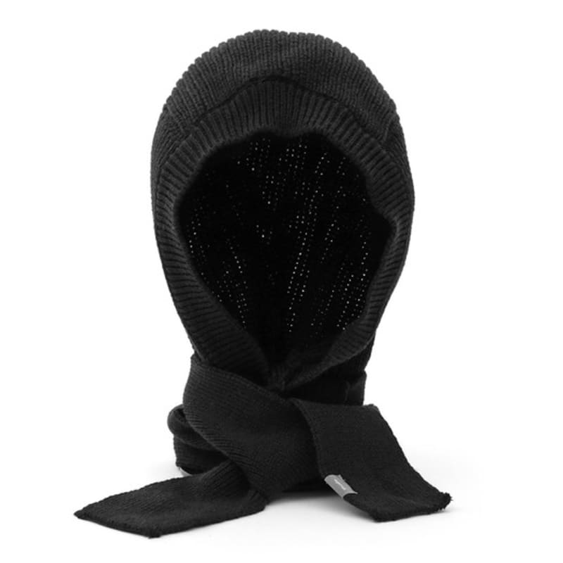 UNDERCONTROL STUDIO HOOD MUFFLER / AW / BLACK