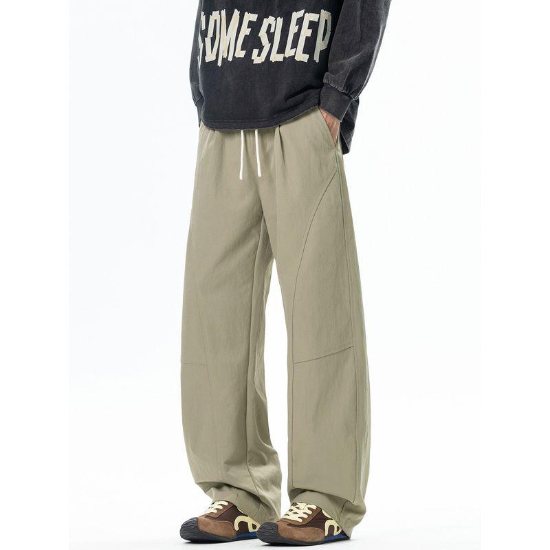 Wassup Japanese Retro Workwear Scimitar Pants Men's Loose Trendy Versatile Youth Casual Wide-Leg Long Pants