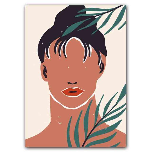 New Nordic Abstract Art Extremely Simple Style Poster Figure Printing Canvas Painting Office Living Room Home Decoration Mural No Frame