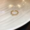 Freshwater Pearl Bodhi Splicing Elastic Ring Baroque Personalized Index Finger Ring Fashion Girlfriend Versatile Jewelry Wholesale