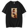 Jesus Raptor Cotton Short Sleeve Tshirts Tops Women Men Religion Tshirt Summer Casual Oversized Tee High Quality Mens Clothes