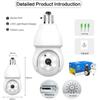 E27 WiFi Bulb Security Camera with 2MP HD, ICSEE Viewing, & Home Lighting