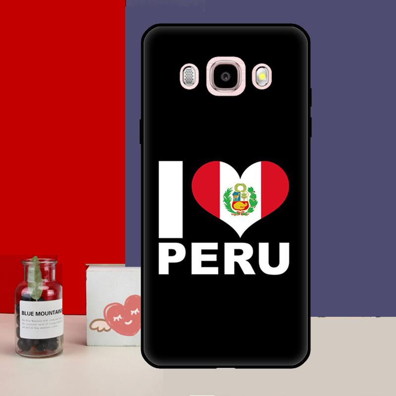 Peru Flag Case For Samsung Galaxy J3 J5 J7 2016 A3 A5 2017 A6 A7 A8 A9 J8 J4 J6 Plus 2018 Back Cover