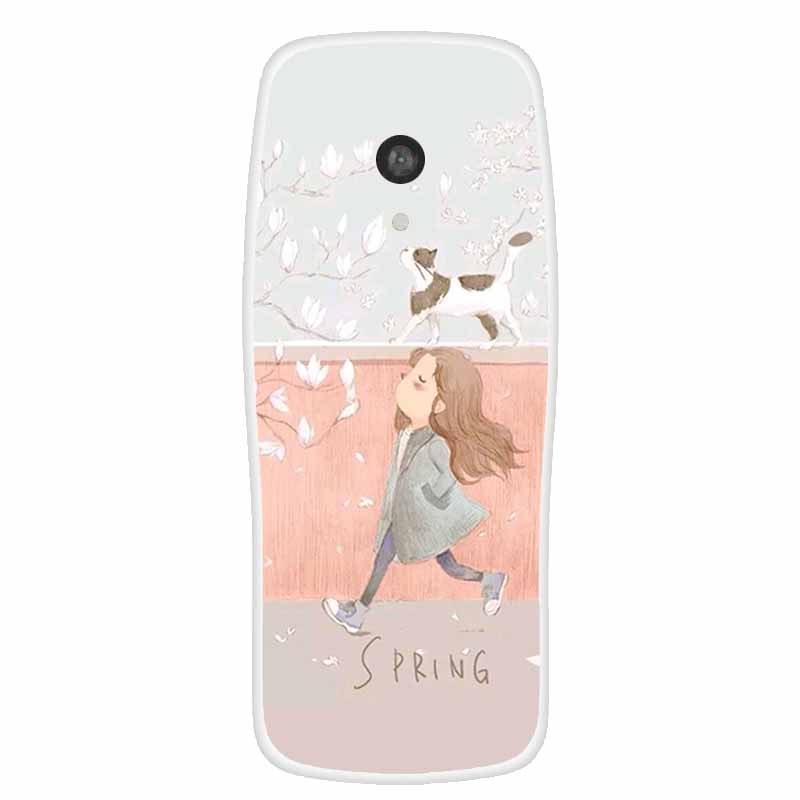 For Nokia 3210 4G 2024 2.4"Cases Clear TPU Soft Silicone Phone Cover for Nokia 3210 TA-1618 Protective Back Shells Cartoon Print
