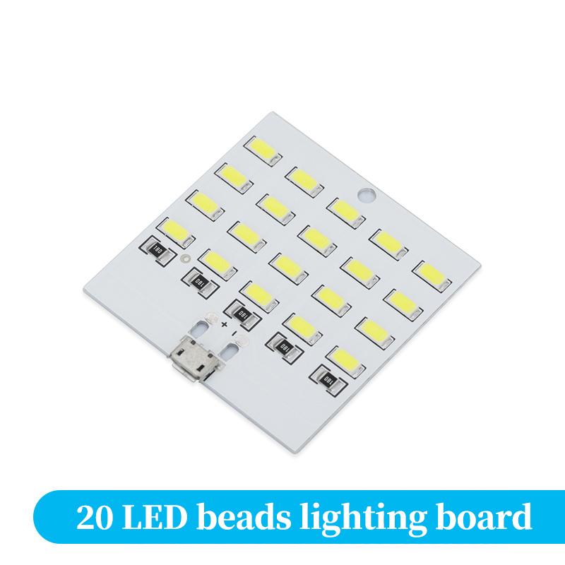 1PCS High Quality 5730 SMD 5V 430mA~470mA White Micro USB 5730 LED Lighting Panel USB Mobile Light Emergency Light Night Light