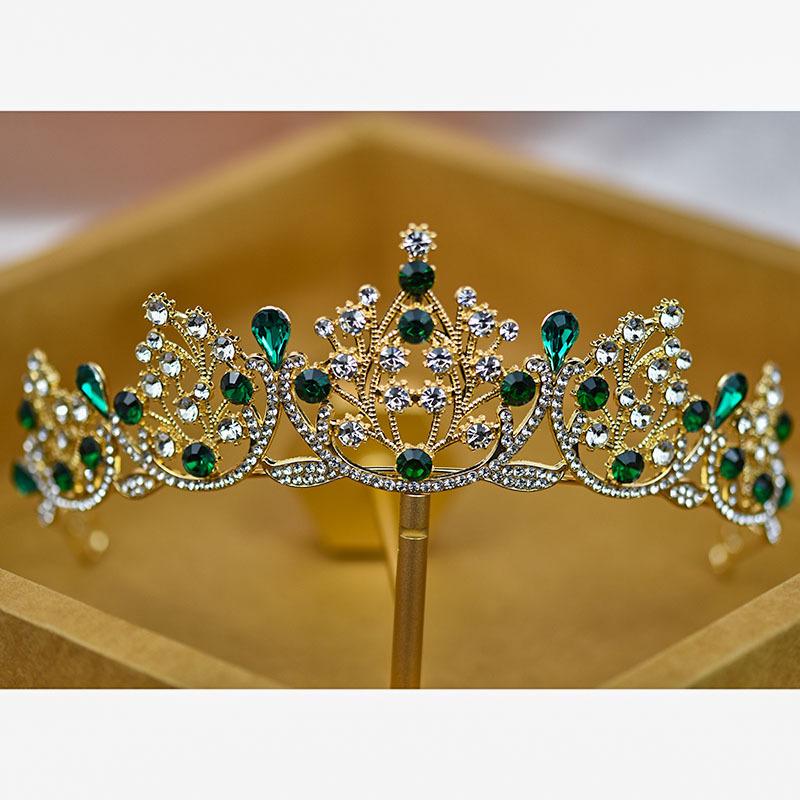 Bridal Crown Tiara Colored Diamond Coming of Age Ceremony Princess Bestie Gift Birthday Rhinestone Crown