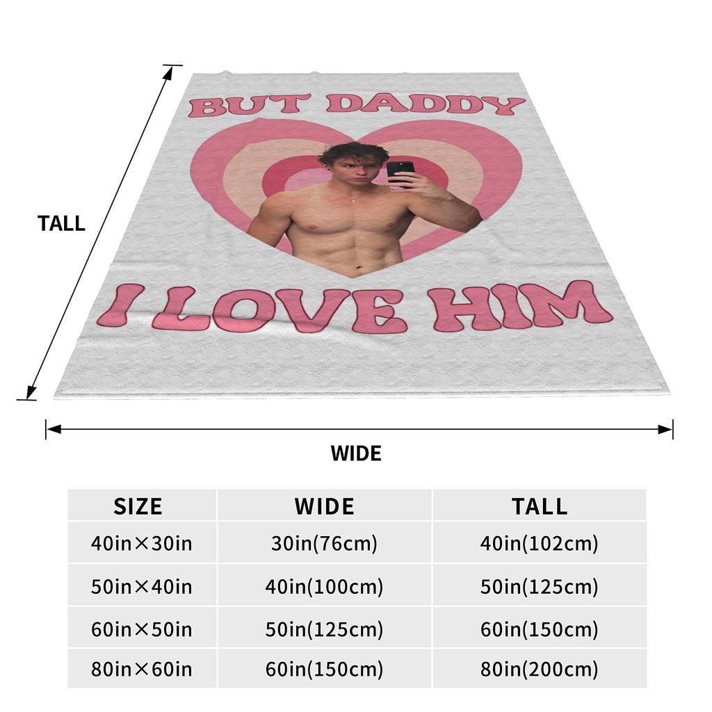But Daddy I Love HIm Nicholas Chavez Lover Velvet Throw Blanket Blanket for Bed Outdoor Lightweight Thin Quilt