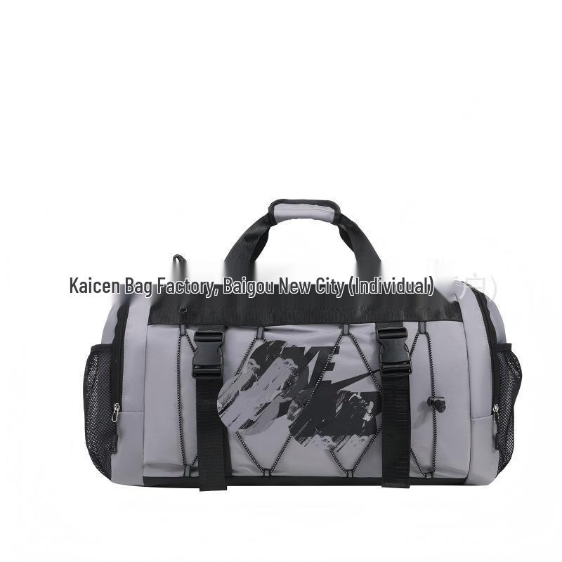 Fashion Drawstring Sports Bag: Wet/Dry Separation, Lightweight, Large Capacity, Single Shoulder, Crossbody, Ideal for Swimming & Yoga.