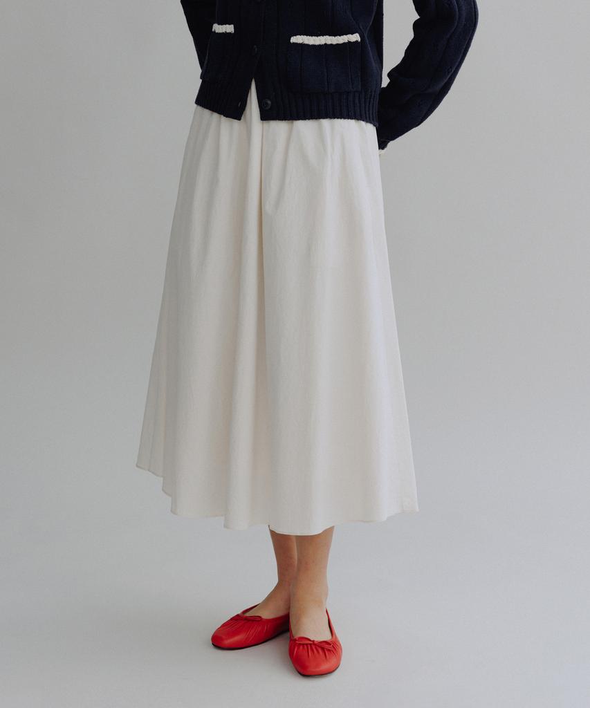 Manggomaenipeullijeu May Shirring Skirt