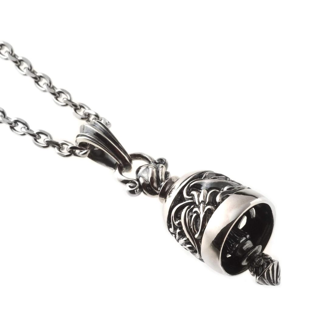 Artemis Classic Small Ballad Bell Pendant (acp0312) - Men's Silver Accessory, Brand Jewelry, 925 Sterling Silver