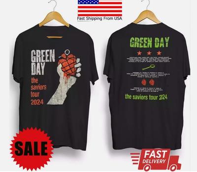 Green Day The Saviors Tour 2024 Tričko