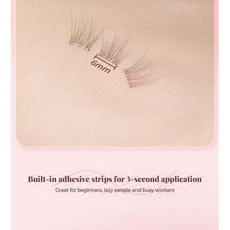 Worthbuy - Naturalne Sztuczne Rzęsy Wielopak Bez Kleju (Różne wzory)