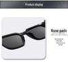 Polarized Square Sunglasses with UV Protection and Wood Grain Legs (Model P891876)