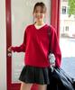 MOOD INSIDE WOMAN (Woman) Essential Mood V-Neck Knit_Navy