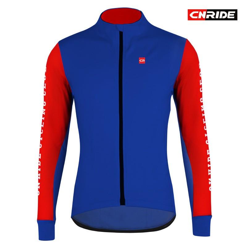 Mens Fleece Long Sleeve Cycling Jersey